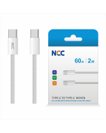 NCC Woven USB-C to USB-C Charging & Data Cable - 60W 2m